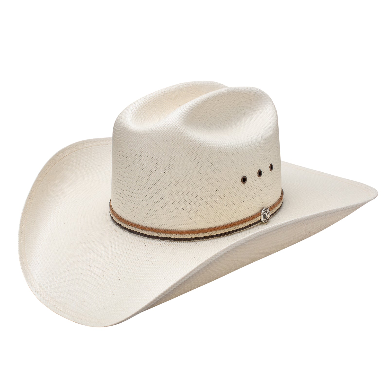 Stetson Men's 10X Hobbs Straw Hat, Natural