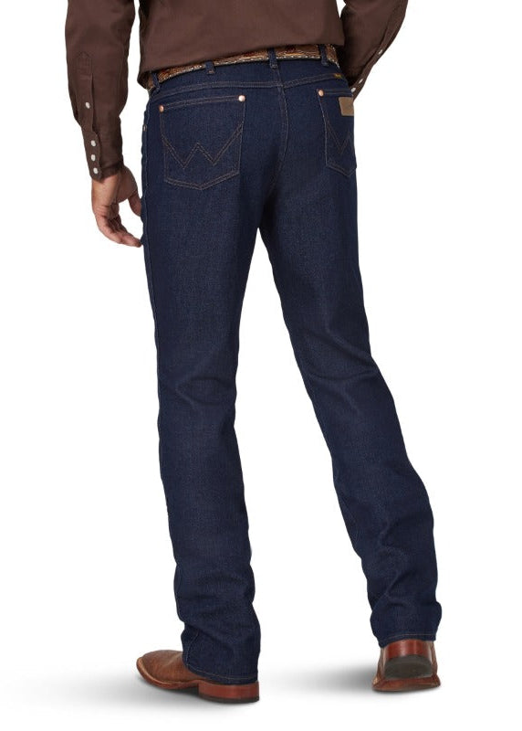 Wrangler Men's Cowboy Cut Slim Fit Active Flex Jean, Prewashed Indigo