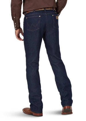 Wrangler Men's Cowboy Cut Slim Fit Active Flex Jean, Prewashed Indigo