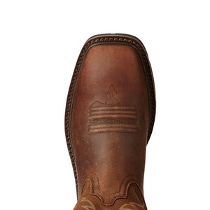 Ariat Men's Groundbreaker Wide Square Toe Work Boot, Brown