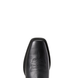 Ariat Men's Sport Herdsman Western Boot, Black Deertan