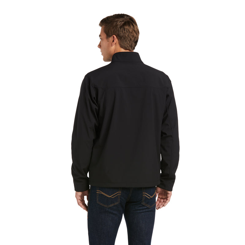 SKU # 10037399 DESCRIPTION Men's Ariat New Team Softshell Jacket Black/Black, Black
