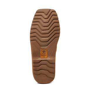 Ariat Men's Lasso Suede Slipper, Chestnut