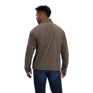 Ariat Men's Logo 2.0 Softshell Jacket Banyan Bark, Brown