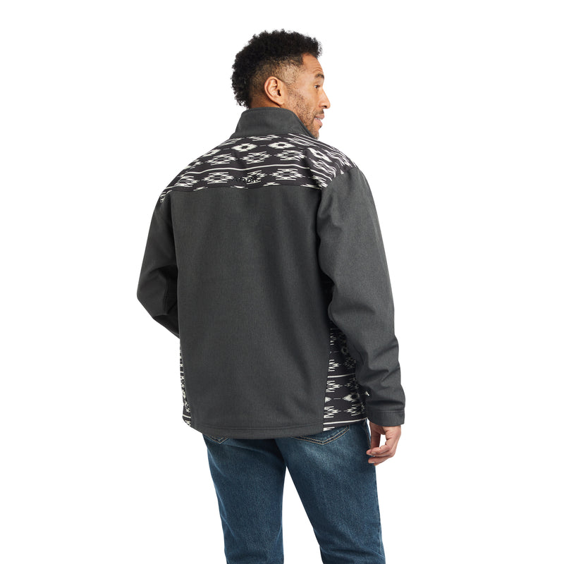 Ariat Men's Chimayo Vernon 2.0 Softshell Jacket, Charcoal