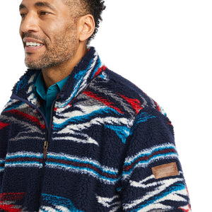 Ariat Men's Fleece Chimayo Jacket, New Mexico Navy