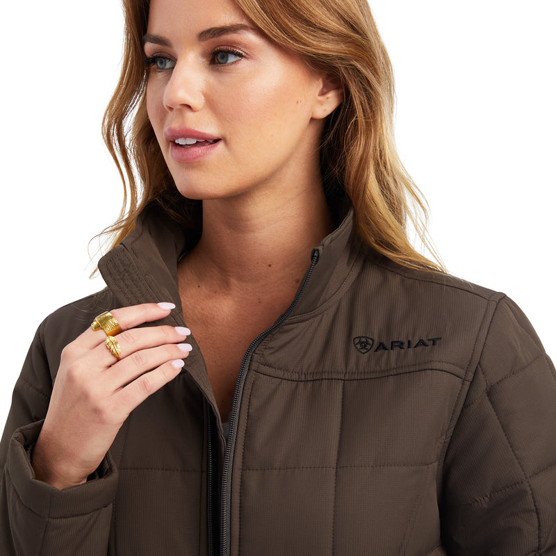 Ariat Women's Crius Insulated Jacket Banyan Bark, Brown