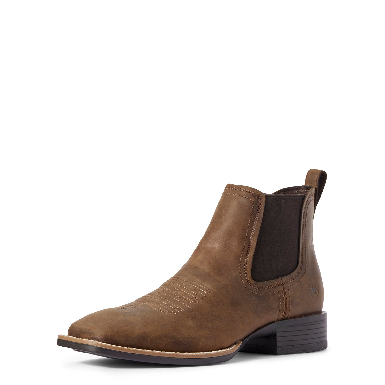 Men's Ariat Booker Ultra Western Boot, Distressed Tan Sku # 10031452