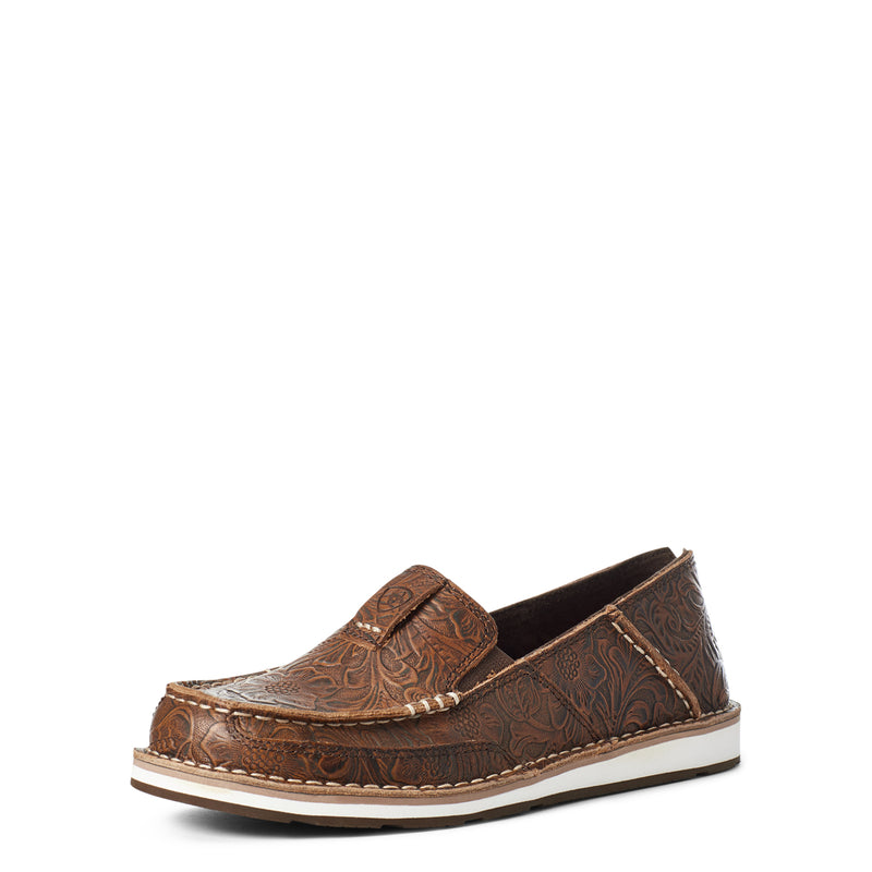 Ariat Women's Floral Emboss Cruiser, Brown