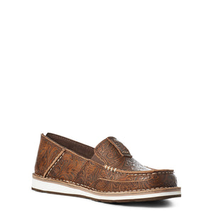 Ariat Women's Floral Emboss Cruiser, Brown