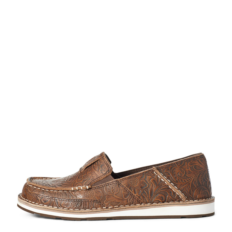 Ariat Women's Floral Emboss Cruiser, Brown