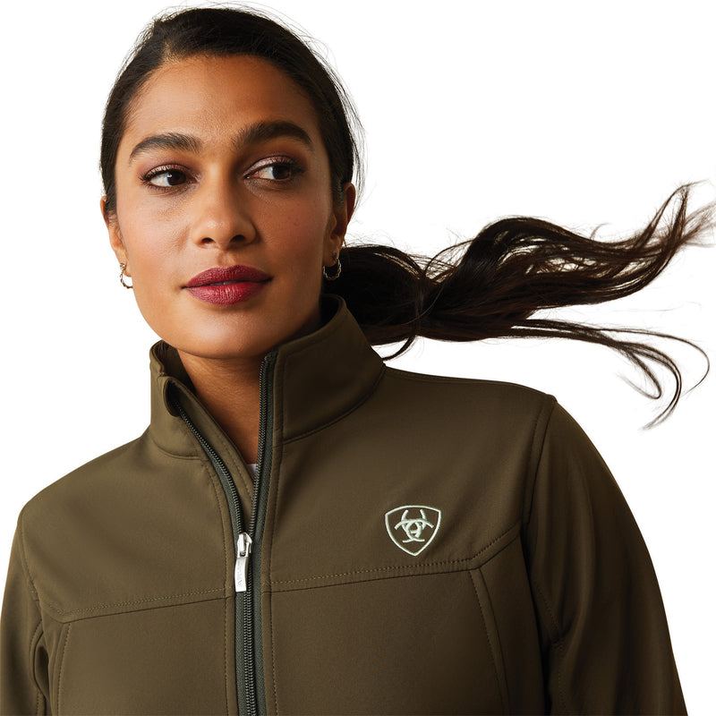 Ariat Women's New Team Softshell Jacket Relic, Green