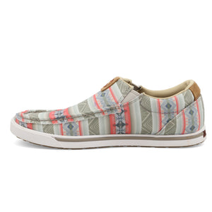 Twisted X Women's Hooey Slip-On Loper, Pink Multi